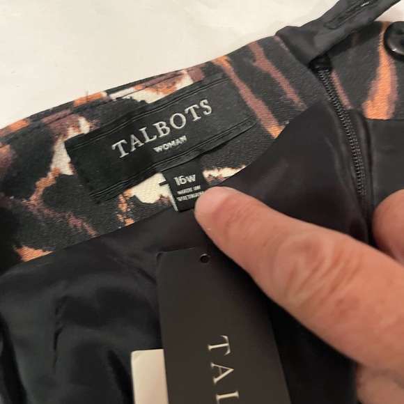 NWT Talbots brown pencil skirt size 16W - Picture 4 of 7